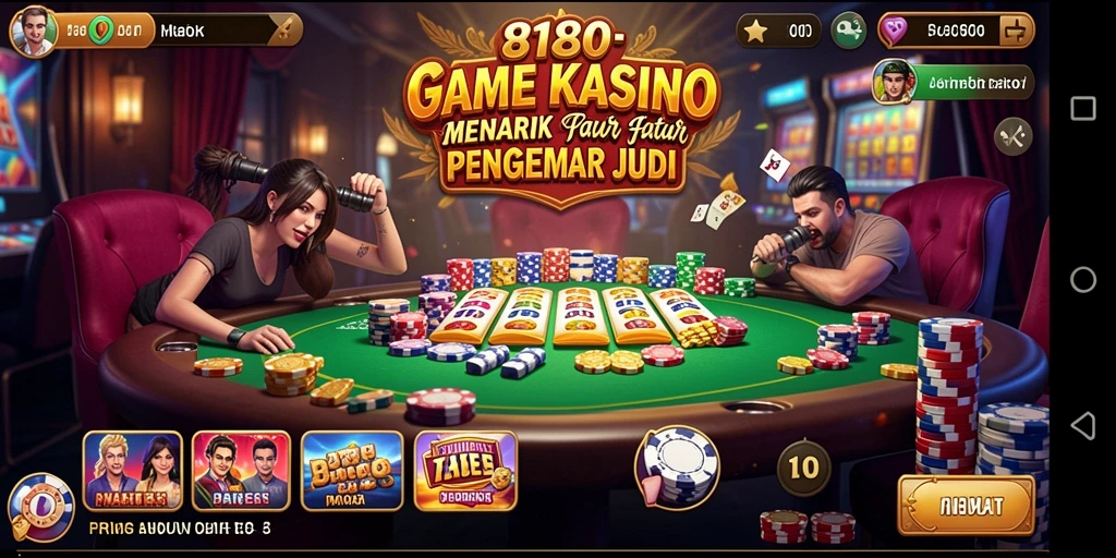 Tampilan menakjubkan gameplay Kasino di 8180