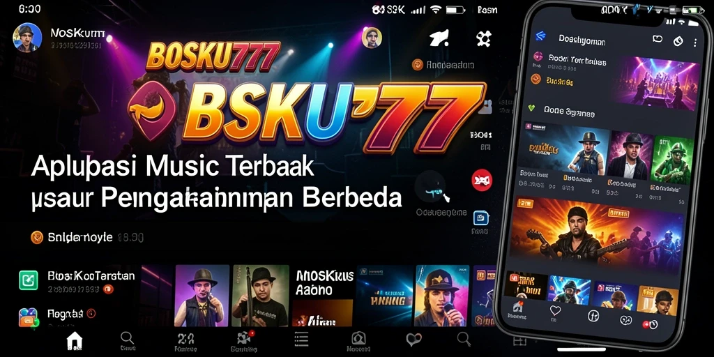 Tampilan gameplay BOSKU777 yang menarik dengan fitur musik interaktif.