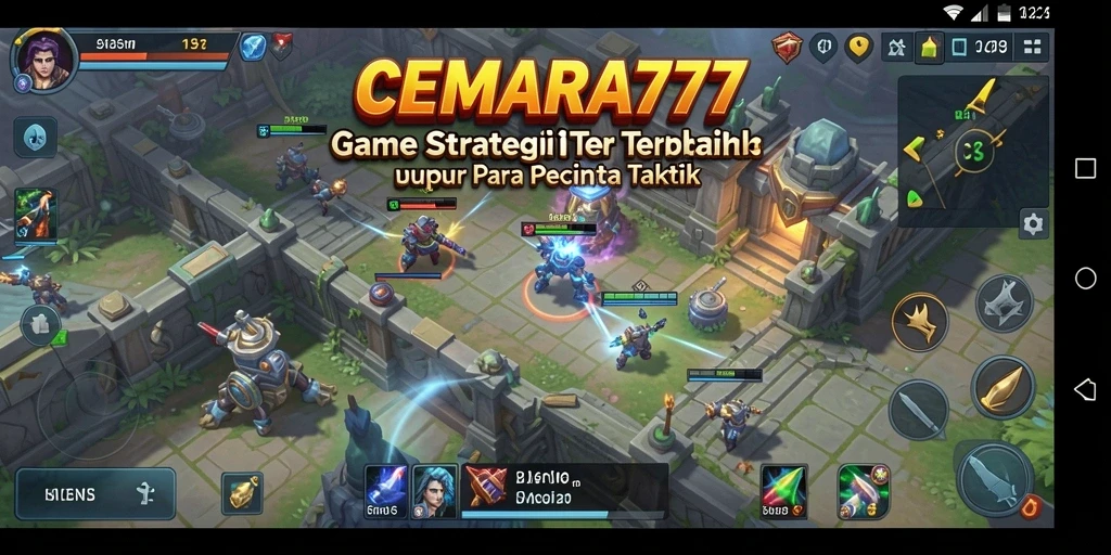Screenshot CEMARA777 menampilkan aksi pertempuran strategi yang mendebarkan.
