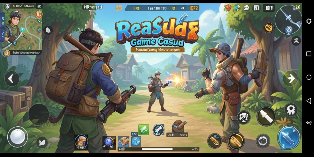 Tampilan gameplay D73 yang seru dan menghibur untuk semua kalangan.