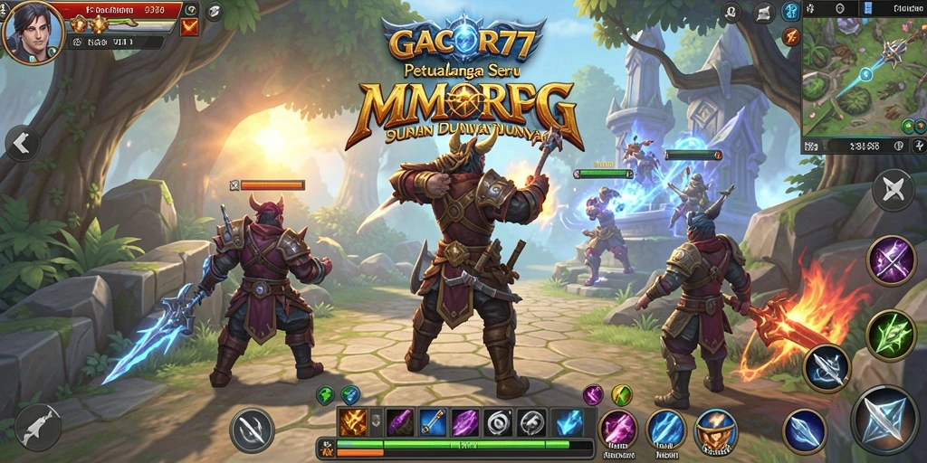 Tampilan gameplay GACOR77 yang menakjubkan dalam dunia MMORPG.