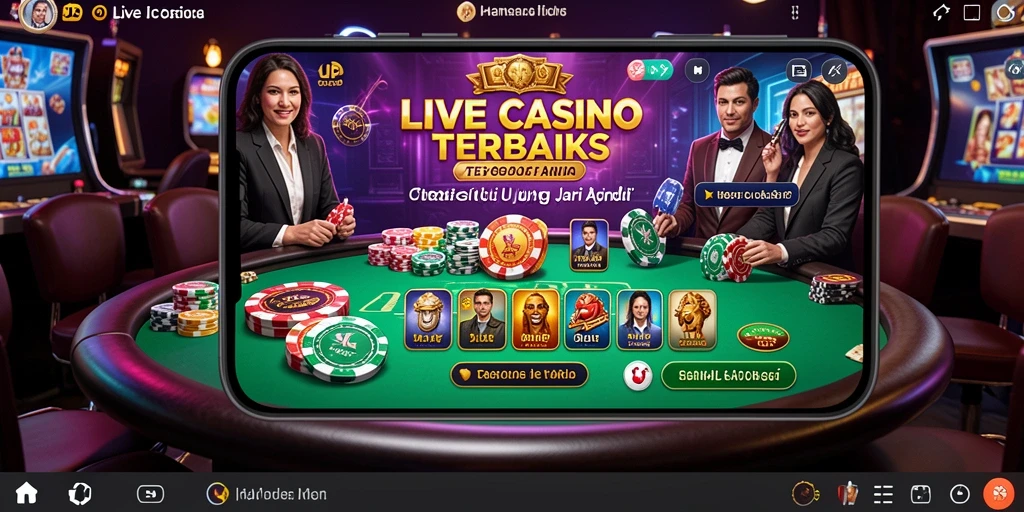 Gameplay seru dengan dealer langsung di HARAPJP.