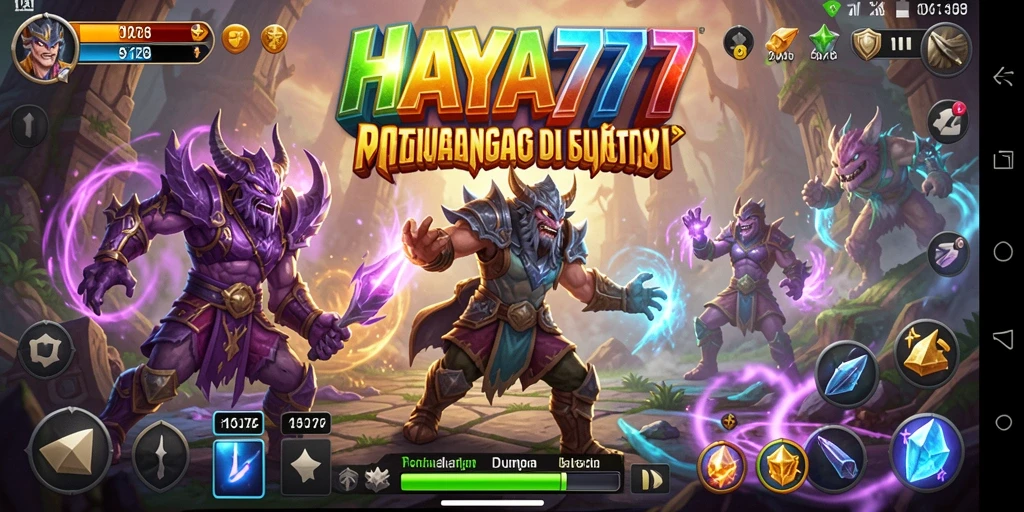 Tampilan gameplay HAYA777 yang penuh aksi dan petualangan.