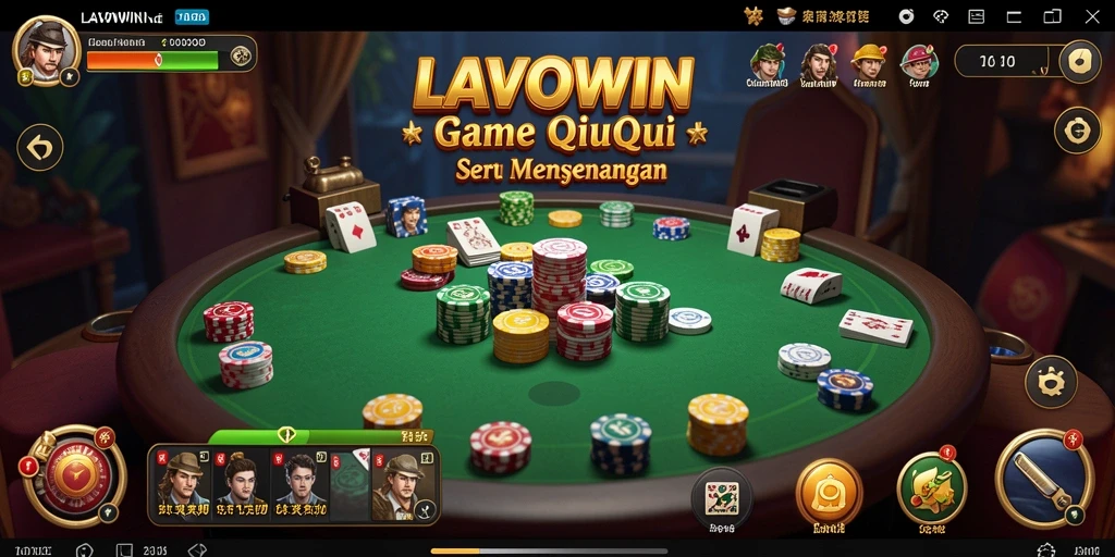 Tampilan gameplay QiuQiu yang seru dan penuh strategi.
