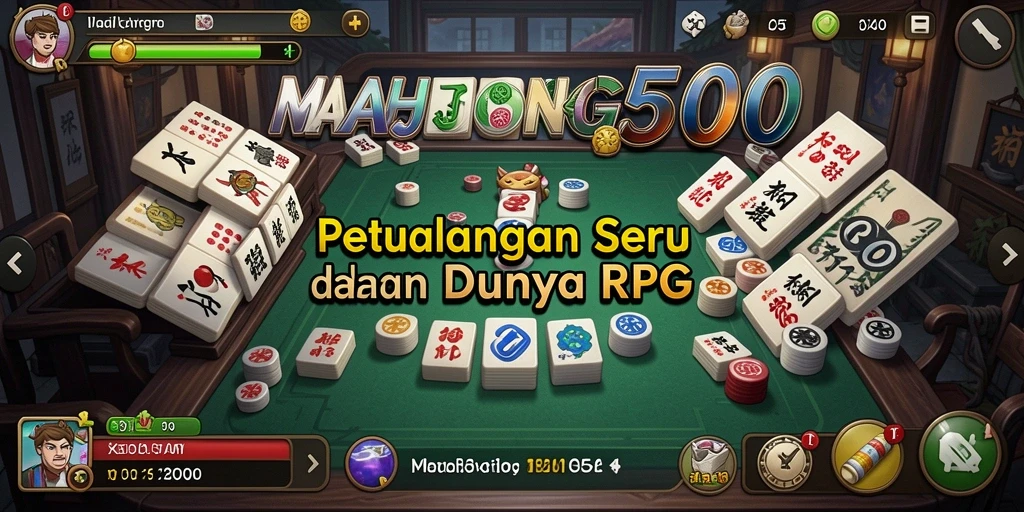 Gameplay seru dengan karakter unik di MAHJONG500.