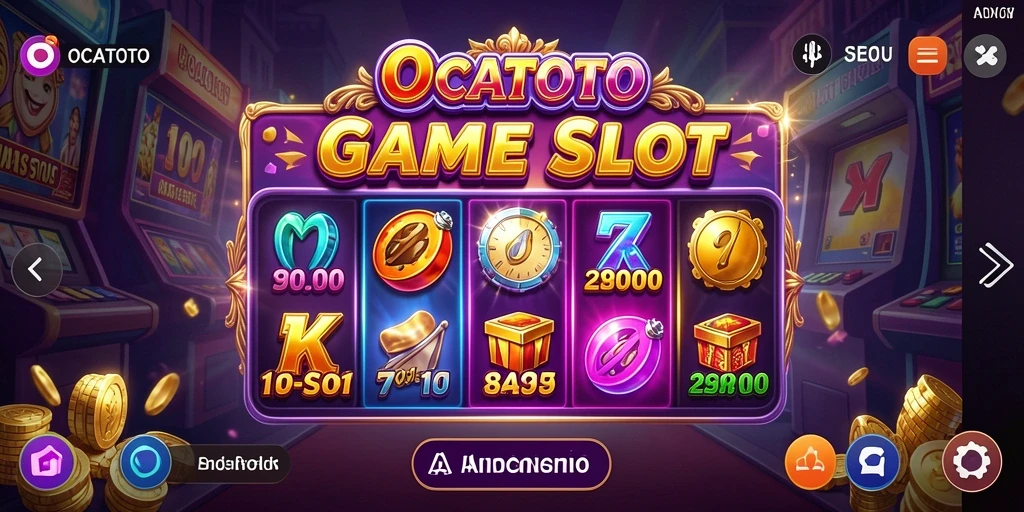 Tampilan gameplay OCATOTO yang menarik dan penuh warna.