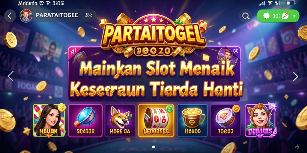 Tampilan menarik gameplay Slot di PARTAITOGEL yang siap menghibur.