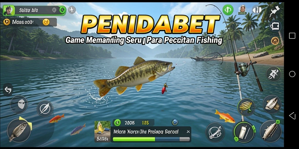Tangkapan besar dalam gameplay seru PENIDABET yang menantang.