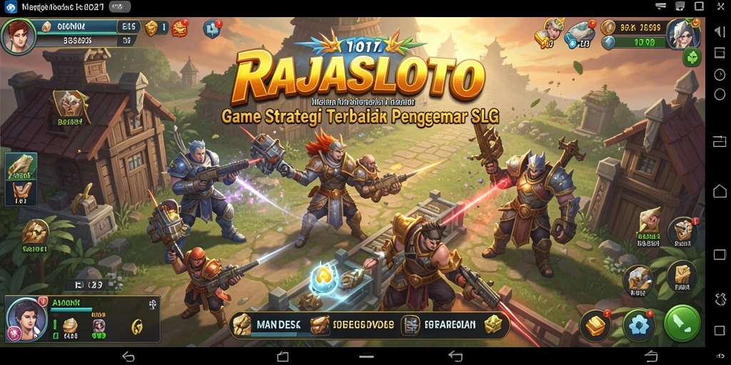 Tampilan aksi seru dalam RAJASLOTO yang penuh strategi.