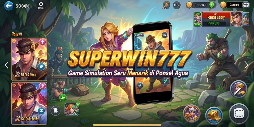 Tangkapan layar menunjukkan gameplay menarik dalam SUPERWIN777.