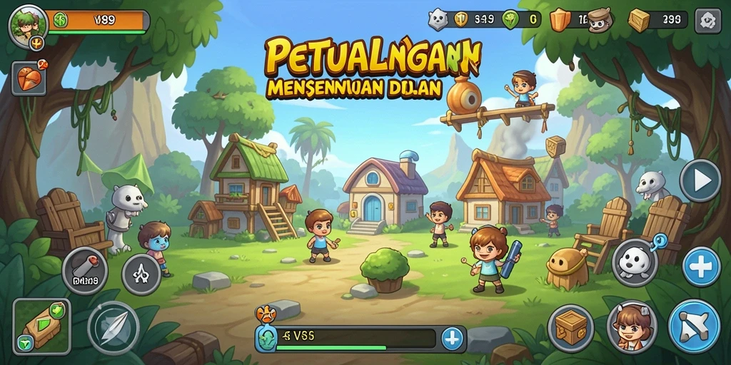 Gameplay V89 yang menarik dengan fitur Idle yang menyenangkan.